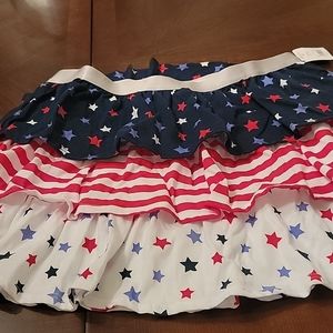 Patriotic tier skirt